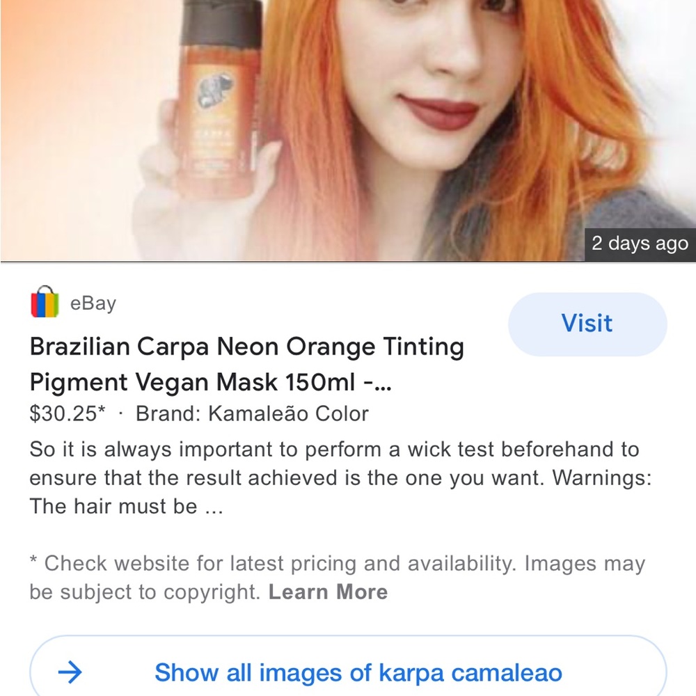 Plant based dye hair color - Picture 9 of 9